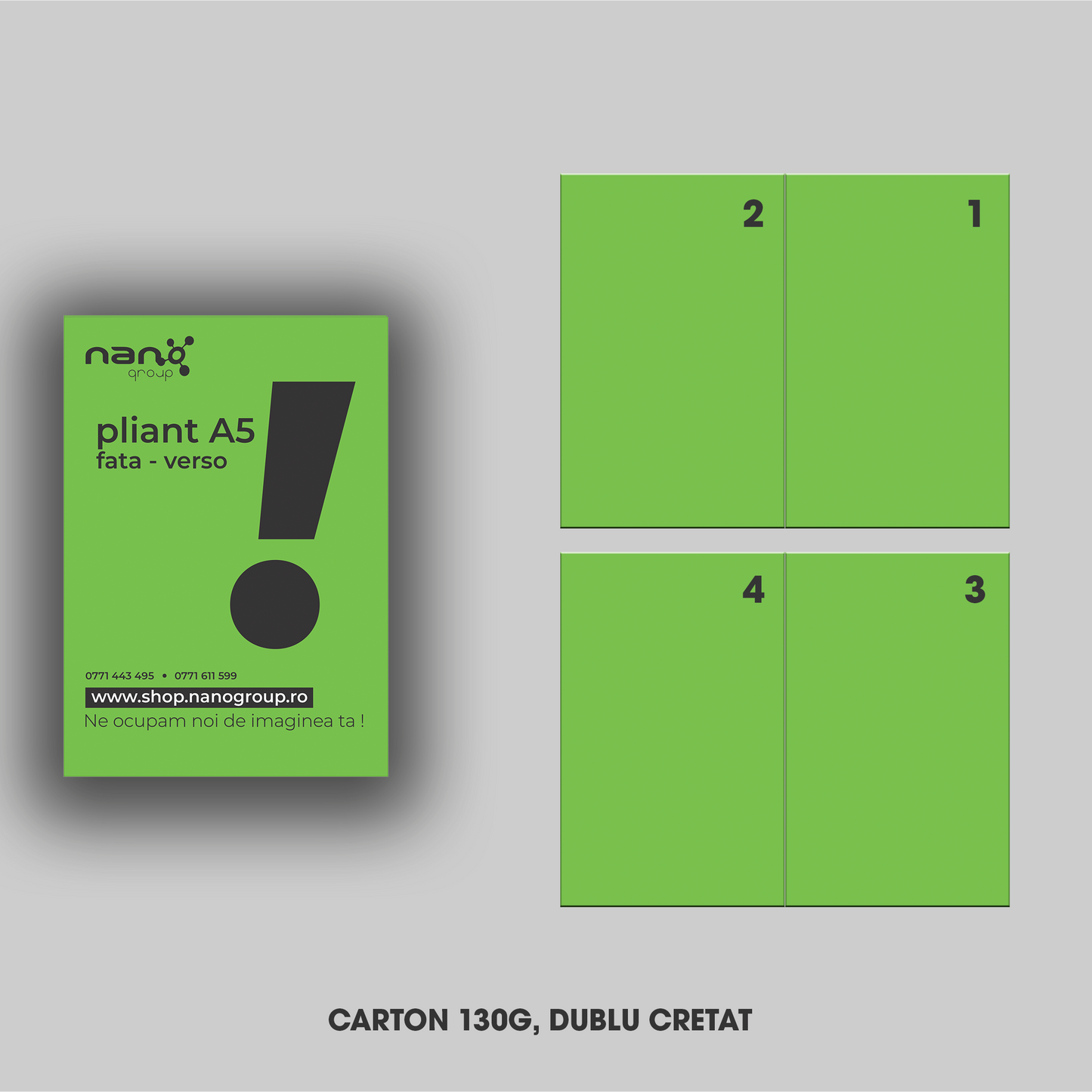 Pliante A5 cu Grafică Gratuită