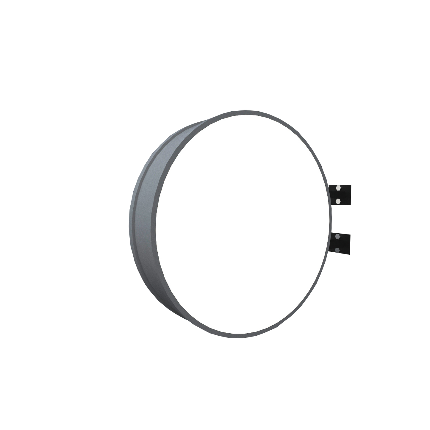 Casetă Luminoasă Rotundă cu Led, Dublă Față, 50 cm – Personalizabilă