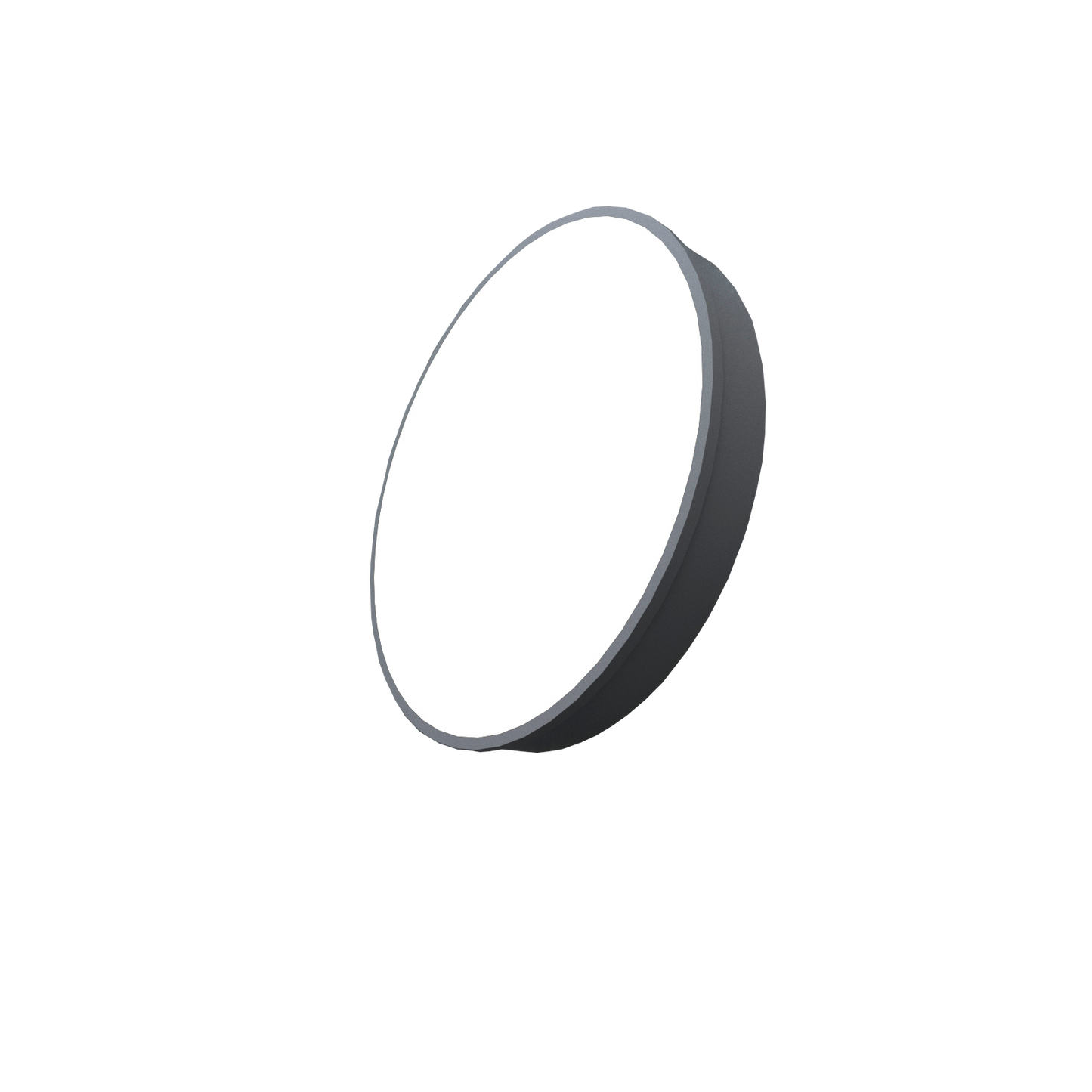 Casetă Luminoasă Rotundă cu Led, Simplă Față, 90 cm – Personalizabilă