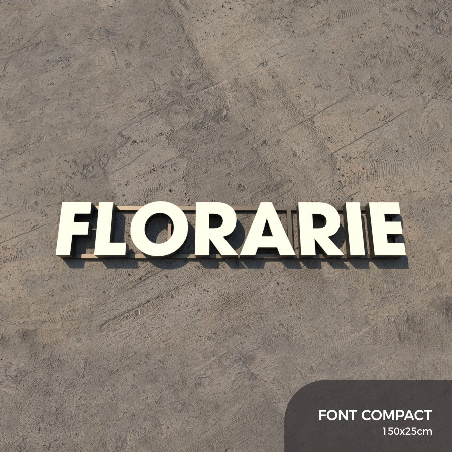 Set Litere Volumetrice Luminoase - FLORARIE