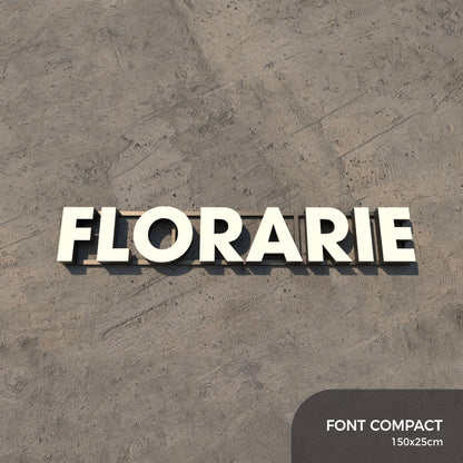 Set Litere Volumetrice Luminoase - FLORARIE