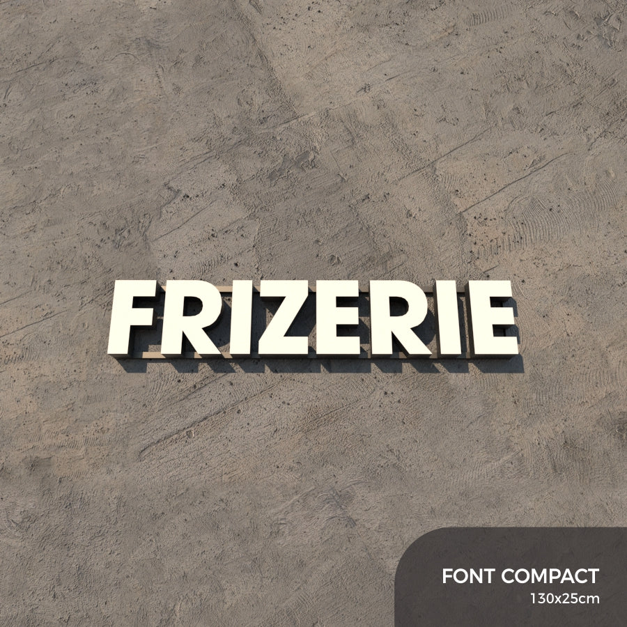 Set Litere Volumetrice Luminoase - FRIZERIE