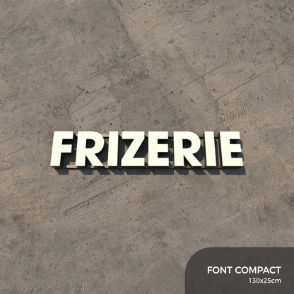 Set Litere Volumetrice Luminoase - FRIZERIE