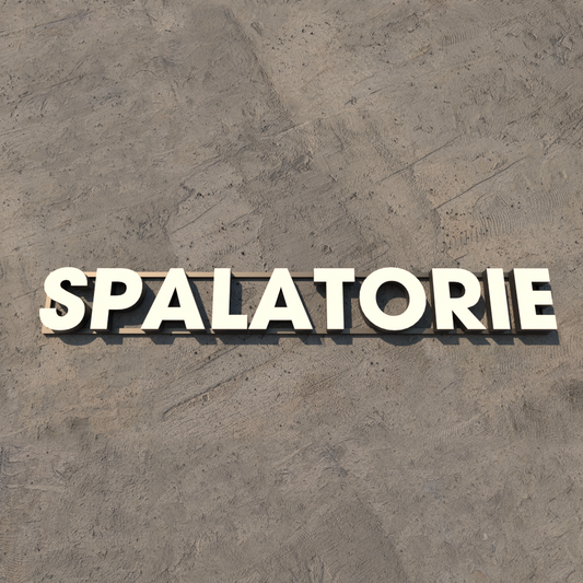 Set Litere Volumetrice Luminoase - SPALATORIE