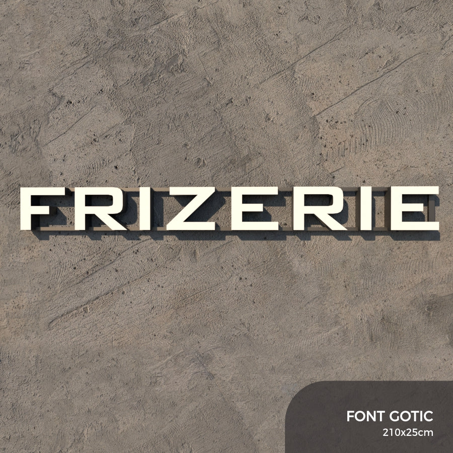 Set Litere Volumetrice Luminoase - FRIZERIE