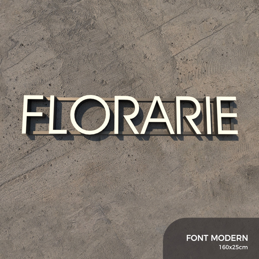 Set Litere Volumetrice Luminoase - FLORARIE