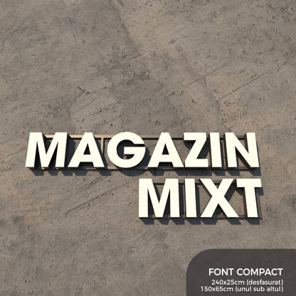 Set Litere Volumetrice Luminoase - MAGAZIN MIXT