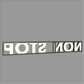 Set Litere Volumetrice Luminoase - NON STOP